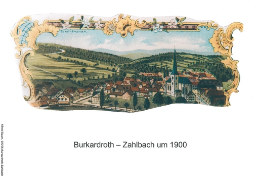 Bild:Burkardroth - Zahlbach 1900